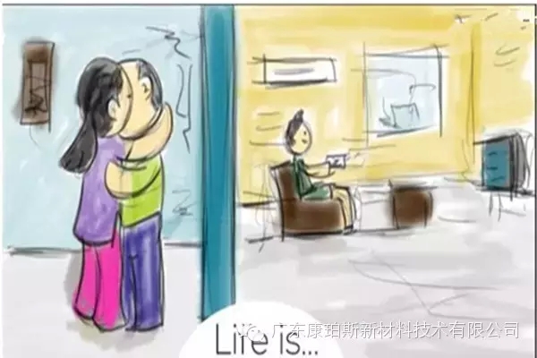 人生就是。。。 就算孩子在家，還是忍不住與40歲的另一半偷偷親一口
